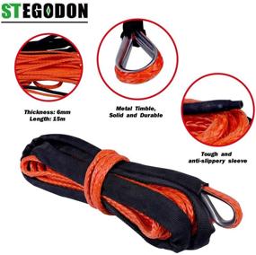 img 2 attached to STEGODON Synthetic 000Lbs Protecting Sleeve