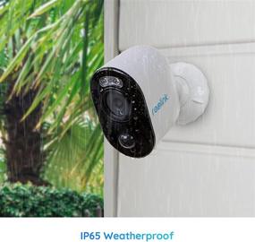 img 1 attached to 📸 Reolink Argus 3 Spotlight Security Camera Wireless System + Solar Panel Outdoor Battery/Solar Powered, PIR Motion Activation, Two-Way Talk, Built-in Siren, Home Surveillance