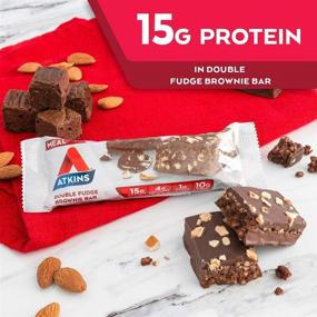 img 3 attached to Atkins Double Fudge Brownie Meal Bar - 5 Pack: Your Perfect Low-carb Snacking Solution