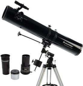 img 4 attached to 🔭 Celestron PowerSeeker 114EQ Telescope - Beginner's Manual German Equatorial Telescope with Compact Portability - Bonus Astronomy Software Package - 114mm Aperture