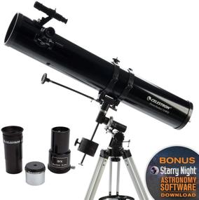 img 3 attached to 🔭 Celestron PowerSeeker 114EQ Telescope - Beginner's Manual German Equatorial Telescope with Compact Portability - Bonus Astronomy Software Package - 114mm Aperture