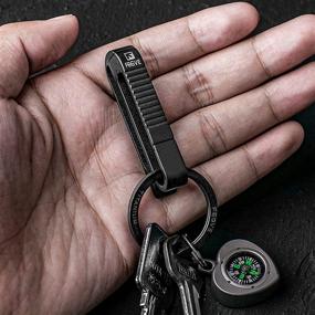 img 1 attached to 🔑 TISUR Keychain Titanium Holder: Premium Titanium Key Organizer for Durability and Style