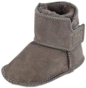 img 4 attached to 👣 Genuine Sheepskin Baby Snow Boots - Warm Winter First Walker Toddler Shoes for Boys and Girls by Bebila