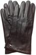 moda london genuine leather gloves logo
