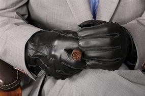 img 1 attached to MoDA London Genuine Leather Gloves