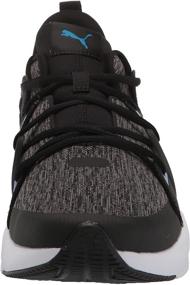 img 3 attached to PUMA Fraction Running Black Green Glare Men's Shoes and Athletic