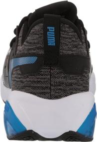 img 2 attached to PUMA Fraction Running Black Green Glare Men's Shoes and Athletic