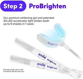 img 1 attached to 😁 Enhanced SmileDirectClub Pro Teeth Whitening Gel System with LED Light - 4 Pack Pens and Whitening Toothpaste - Advanced Professional Strength