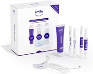 😁 enhanced smiledirectclub pro teeth whitening gel system with led light - 4 pack pens and whitening toothpaste - advanced professional strength logo