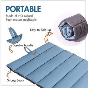 img 2 attached to 🐶 Cheerhunting Large Outdoor Dog Bed: Waterproof, Washable, Durable, Water-Resistant, Portable and Camping Travel Pet Mat