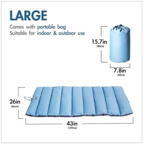 img 3 attached to 🐶 Cheerhunting Large Outdoor Dog Bed: Waterproof, Washable, Durable, Water-Resistant, Portable and Camping Travel Pet Mat