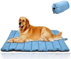 img 4 attached to 🐶 Cheerhunting Large Outdoor Dog Bed: Waterproof, Washable, Durable, Water-Resistant, Portable and Camping Travel Pet Mat