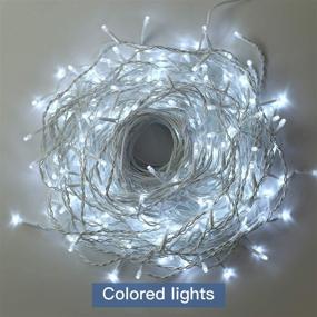 img 3 attached to Gleaming Glimmus 220 Icicle Lights (White LED) - Waterproof Fairy Twinkle Decorative Lights with 3 Flash Changing Modes - Perfect for Party, Christmas, Patio, and Home Décor