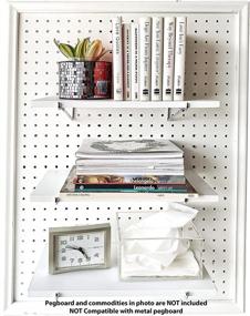 img 3 attached to 🔒 Stain Resistant Organizer - Industrial Hardware Accessories for Pegboard