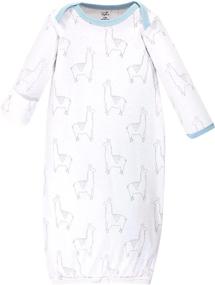 img 2 attached to Premium Organic Cotton Gowns for Unisex Babies by Touched by Nature