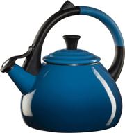 🍵 le creuset marseille enamel on steel oolong tea kettle, 1.6 qt. logo