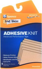 img 4 attached to 🩹 Spenco 2nd Skin Adhesive Knit Blister Protection - Sporty Solution, 6 Count