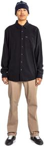 img 1 attached to 👔 Stylish and Comfortable: Volcom Caden Sleeve Button X Large Men's Shirts for Fashionable Gentlemen