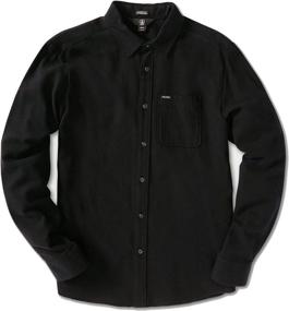 img 3 attached to 👔 Stylish and Comfortable: Volcom Caden Sleeve Button X Large Men's Shirts for Fashionable Gentlemen