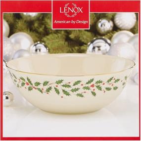 img 3 attached to Lenox Holiday Large Bowl Ivory