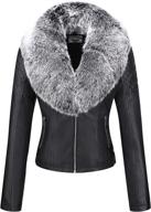 🧥 pallivare ladies' leather jacket with stylish collar - women's clothing logo