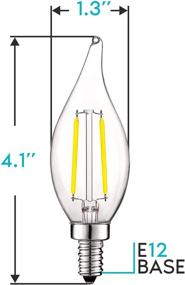 img 2 attached to 💡 Dimmable Industrial Electrical Candelabra Chandelier with Filament for Enhanced Lighting Components