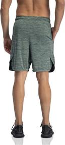 img 2 attached to Dry FIT Gym Shorts Men Sports & Fitness and Australian Rules Football