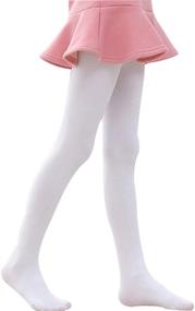 img 2 attached to 🩰 Tulucky Fleece Ballet Leggings for Little Girls' Clothing