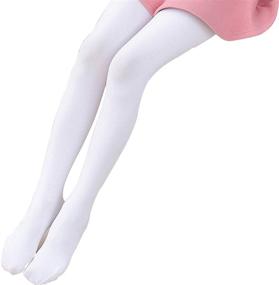 img 1 attached to 🩰 Tulucky Fleece Ballet Leggings for Little Girls' Clothing