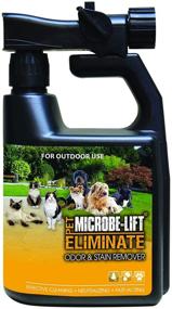 img 4 attached to Powerful Outdoor Pet Odor & Stain Remover Spray - Eradicate Poop and Pee Odors & 🐾 Clean Urine Markings on Artificial Grass, Astroturf, Deck, Lawn, Runs - Natural, Safe Home Solution for Disinfecting