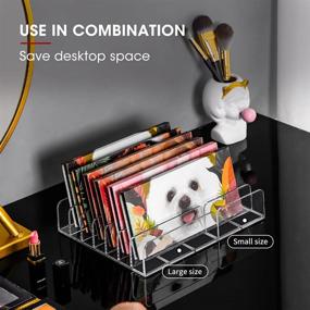 img 1 attached to 💄 Convenient Acrylic Organizer for Eyeshadow Palettes - Neatly Store and Display Your Makeup Essential (1Pack-Small)