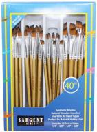 🎨 explore creative possibilities with the sargent art 56-3104 40 piece angular brush set logo