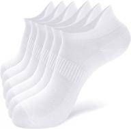 🧦 6-pack low cut tab sports socks - corlap ankle athletic running socks with cushioning for men and women логотип