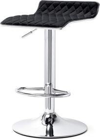 img 3 attached to Meelano 502 VLV BLK Barstool Black