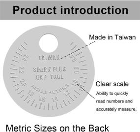 img 1 attached to 📏 Accurate Spark Plug Gap Gauge: Measure gaps from .020" to .100" effortlessly