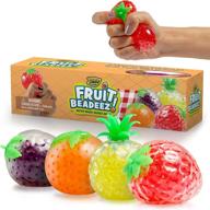 tropical colorful squeezable toy by yoya toys logo