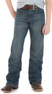 👖 boys' clothing: wrangler retro relaxed jeans - ideal denim for style and comfort logo