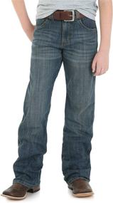 img 2 attached to 👖 Boys' Clothing: Wrangler Retro Relaxed Jeans - Ideal Denim for Style and Comfort