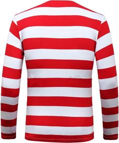 img 1 attached to Sleeve Striped T Shirt for Men by OThread Co - Stylish Clothing Option