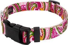 img 3 attached to 🐾 Deluxe Dog Collar from Country Brook Design's Paisley Collection, Proudly Made in The U.S.A.