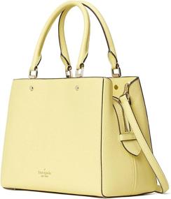 img 2 attached to Women's Leather Satchel Handbags & Wallets by Kate Spade with Compartments