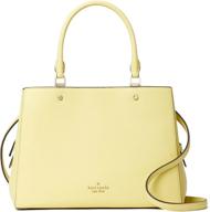 women's leather satchel handbags & wallets by kate spade with compartments logo