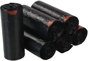 img 4 attached to 🗑️ Callyne 1.5 Gallon Small Drawstring Trash Bags - 210 Counts, Black