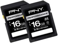 📷 pny 16gb performance class 4 sd карта 2-pack (p-sdhc16g4x2-ge) - оптимизируйте свой поиск! логотип