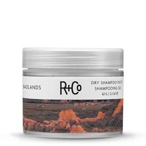 img 4 attached to 💇 R+Co Badlands Сухая паста для шампуня: объем и поглощение жира | 2.0 унции - эффективное освежение волос и средство для укладки