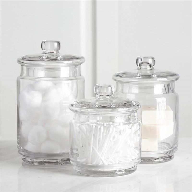 whole housewares apothecary jars cotton jar bathroom 로고
