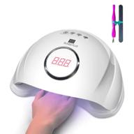 💅 nail lamp - succeed xlion 108w gel nail dryer for professional salon nail art - 4 timer setting, white logo