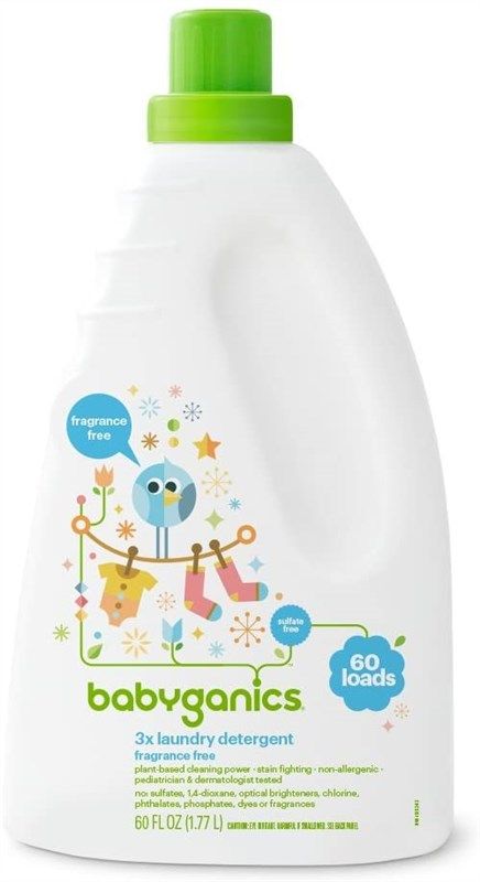 babyganics laundry detergent fragrance fluid 标志