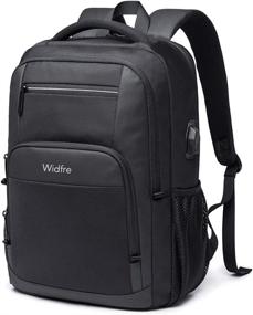 img 4 attached to 🎒 Widfre Business Backpack: Secure Anti-Theft Charging Solution