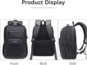 img 1 attached to 🎒 Widfre Business Backpack: Secure Anti-Theft Charging Solution